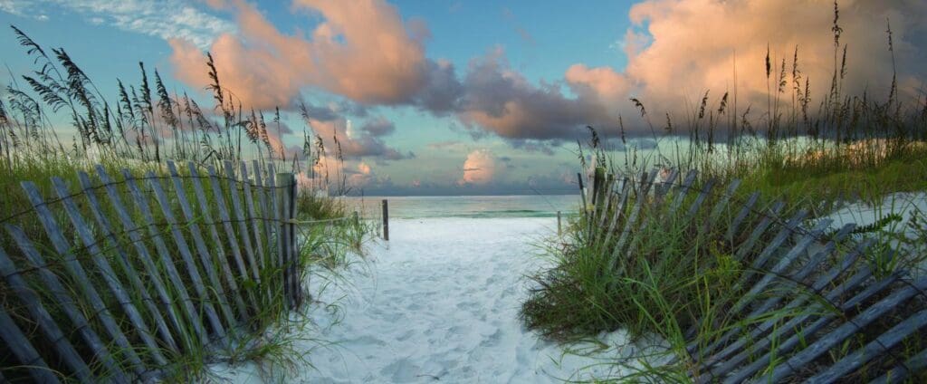 Scenic views of Henderson Beach near Eglin Air Force Base